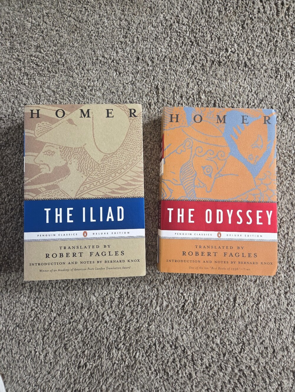 The Iliad & The Odyssey - Popular Classic Books